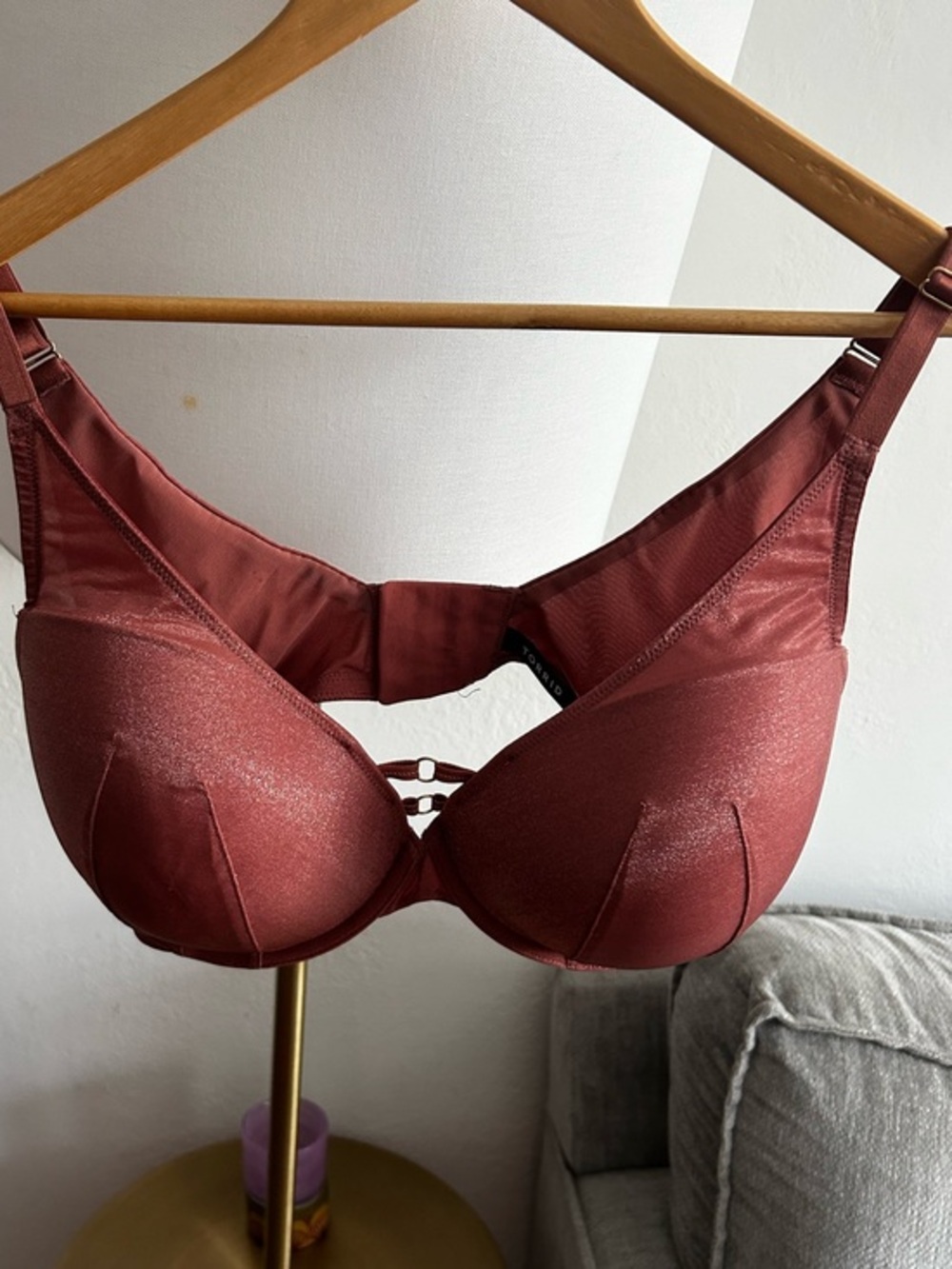 Torrid Plunge Push-Up Shine Bra 36DDD